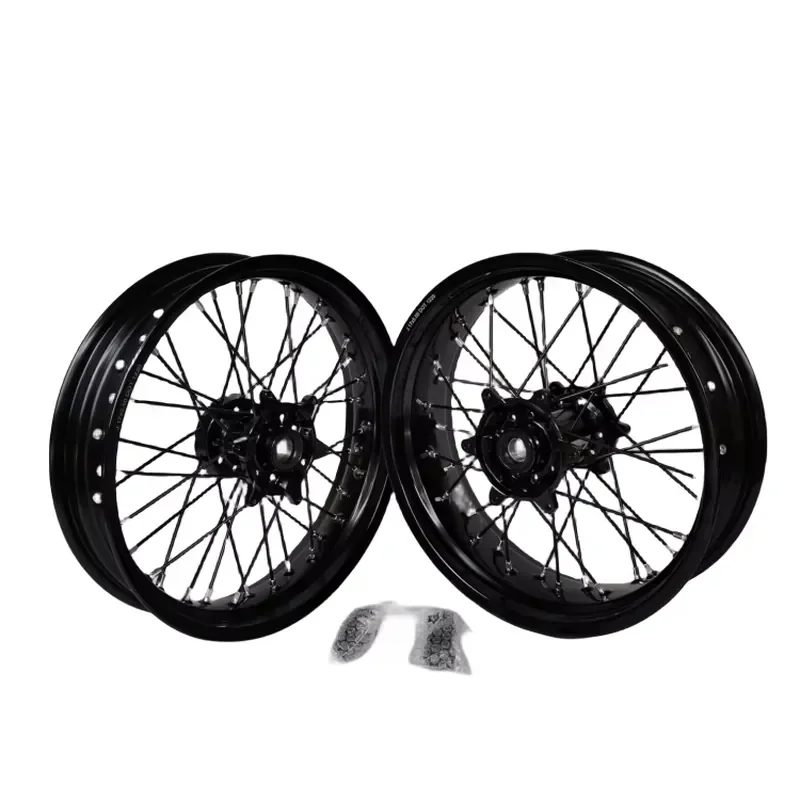 【2026 Popular】 High Quality 17 Inch Aluminum Alloy Supermoto Wheels Set 2021-2023 Fit for EC250 300 MC 250F