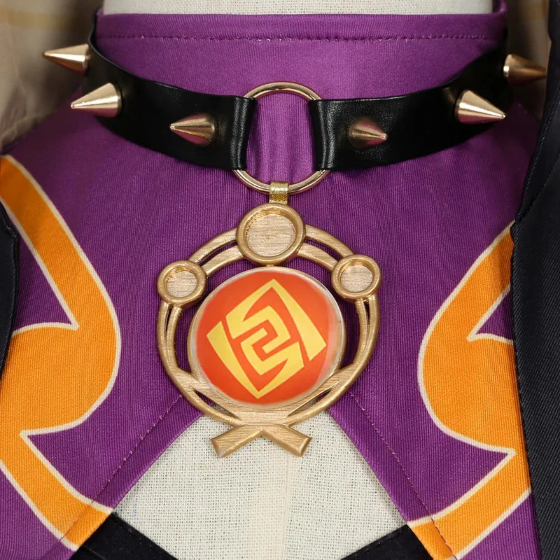 

Genshin Impact Arataki Itto Косплей Парик Костюм Рог Аксессуары 15 шт. Набор Термостойкие предварительно стилизованные парики Itto