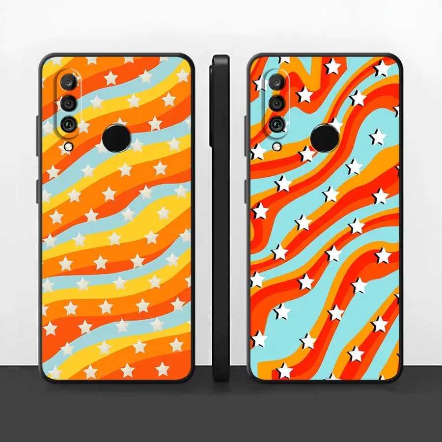 Stars And Stripes Case for Huawei P Smart 2019 P30 P20 Pro P20 P40 Lite P20 Lite 2018 Funda Phone Cover