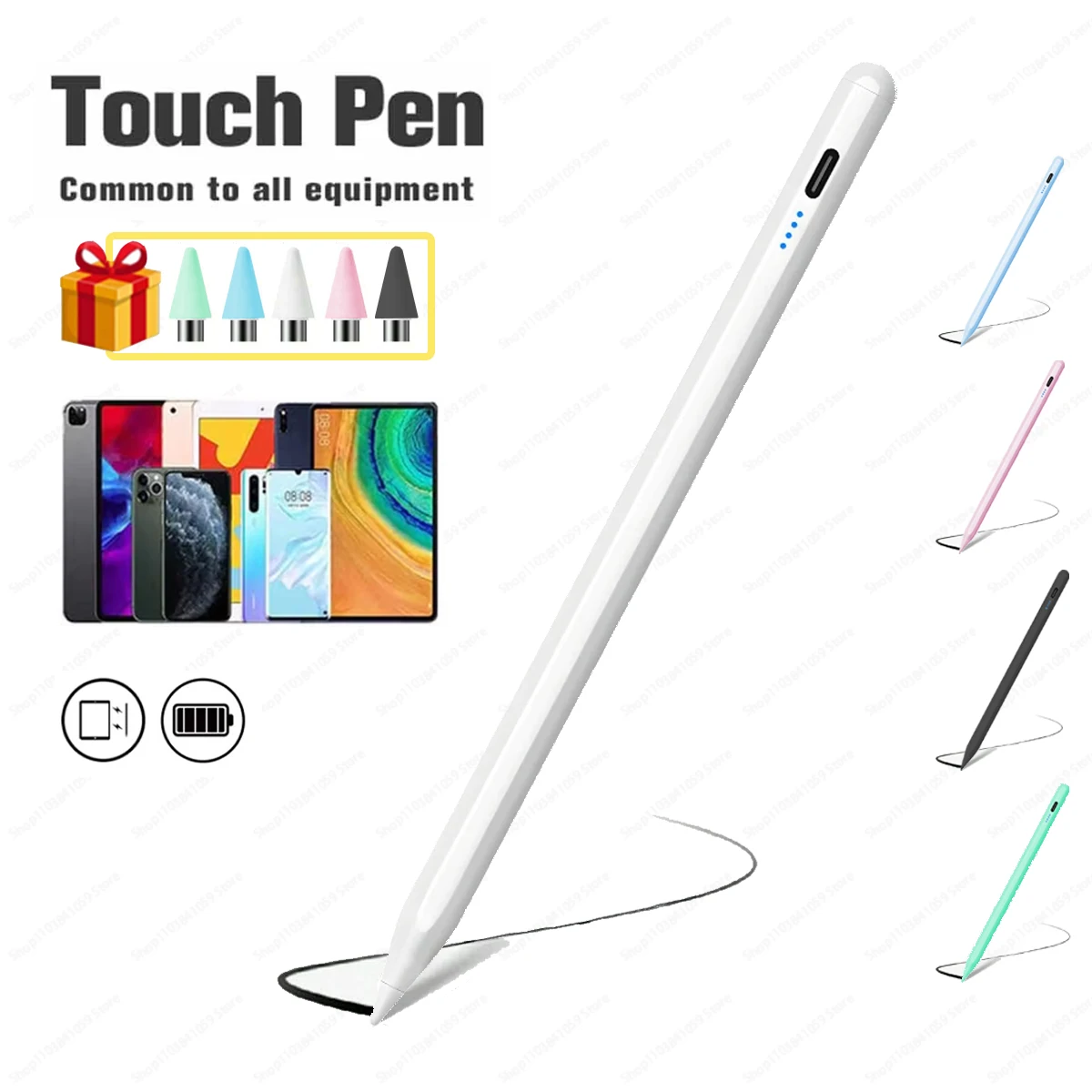 Universal Stylus Pen for Android Tablets Mobile Phone Touch Pen for iPhone Capacitive Pen for Xiaomi HUAWEI Samsung Tablet