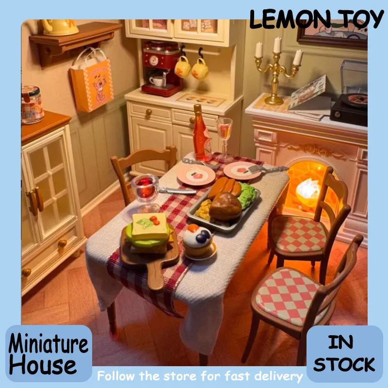 

Super Creator Miniature House Super Residence Action Figurine Kids' House Diy House Toys Children'S Gifts For Girls