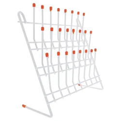 Lab Drying Rack 24 Pegs Lab Glassware Rack Wire Glassware Drying Rack Wall Mount/Freestanding Lab Glass Drying Rack