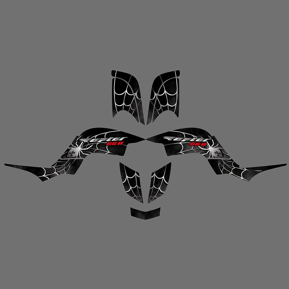 

ATV Full Fairing Decal Sticker Graphics Background Kits for Yamaha RAPTOR 660 YFM660 YFM ATV 2001 2002 2003 2004 2005