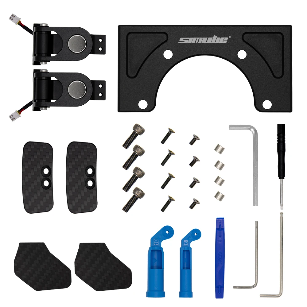Simube Magnetic Paddle Module for Fanatec McLaren GT3 V2 Carbon Fiber & Aluminum Alloy