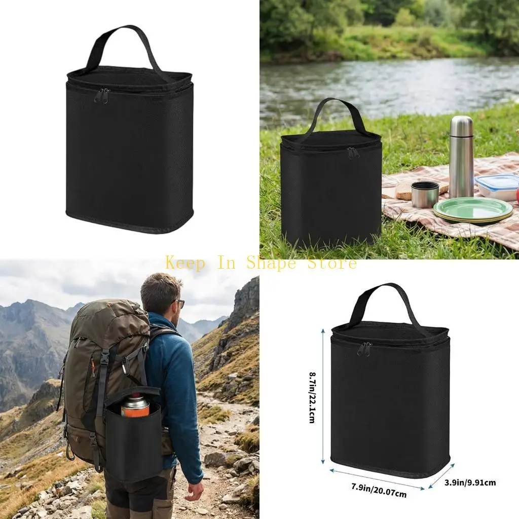 

U1JC Держатель канистры с топливом тяжелого типа для кемпинга со стабильной ручкой для использования на открытом воздухе