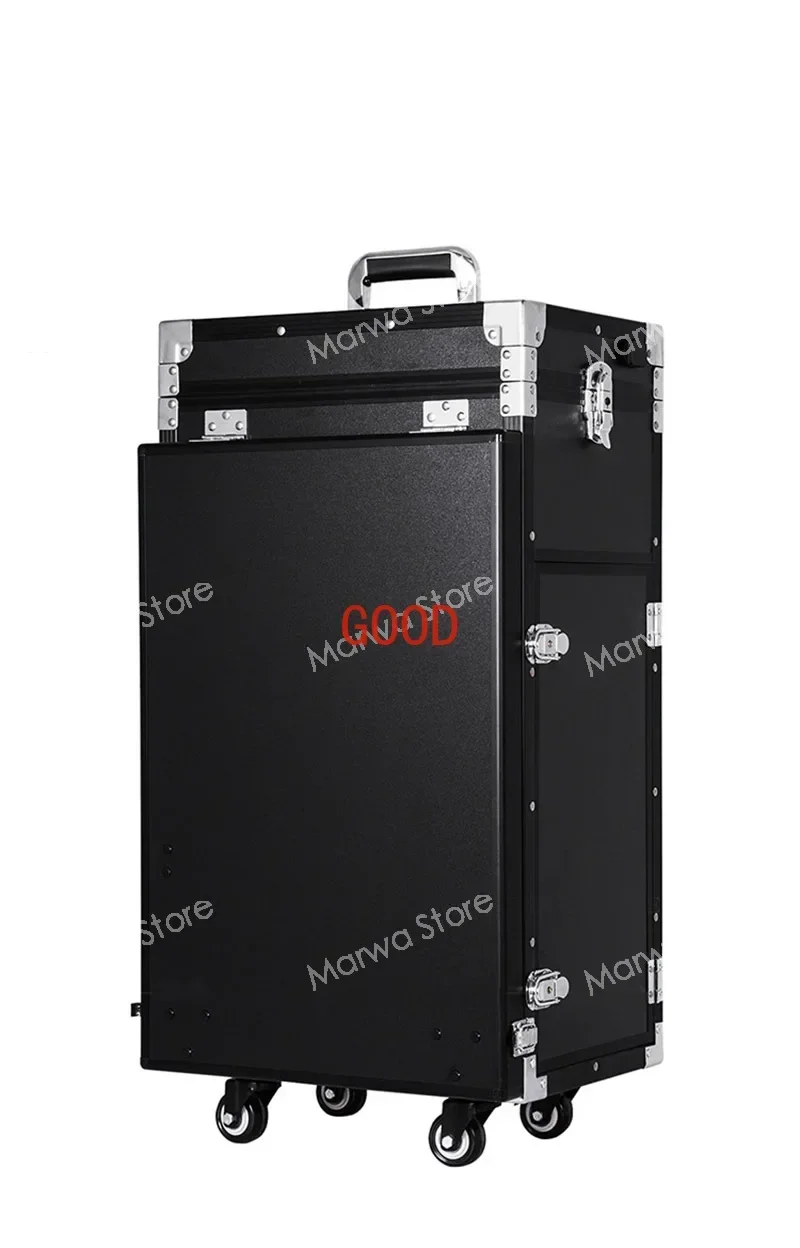 طاولات أظافر محمولة لفن الماكياج، أثاث مانيكير قابل للطي، قضيب سحب إبداعي متعدد الوظائف #6