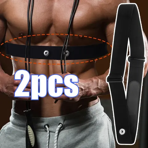 사이클링 심박수 체스트 스트랩 교체 밴드 편안한 탄성 조절 가능한 사이클링 러닝 심박수 모니터 센서 밴드