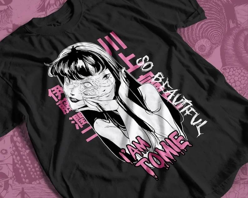 

Tomie Anime T-shirt Unisex, Junji Ito Anime Manga Shirt
