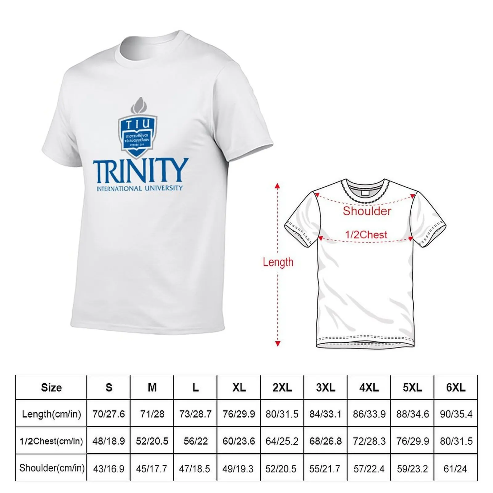 Trinity International College T-Shirt anime tshirt g man t shirts for men T-Shirt
