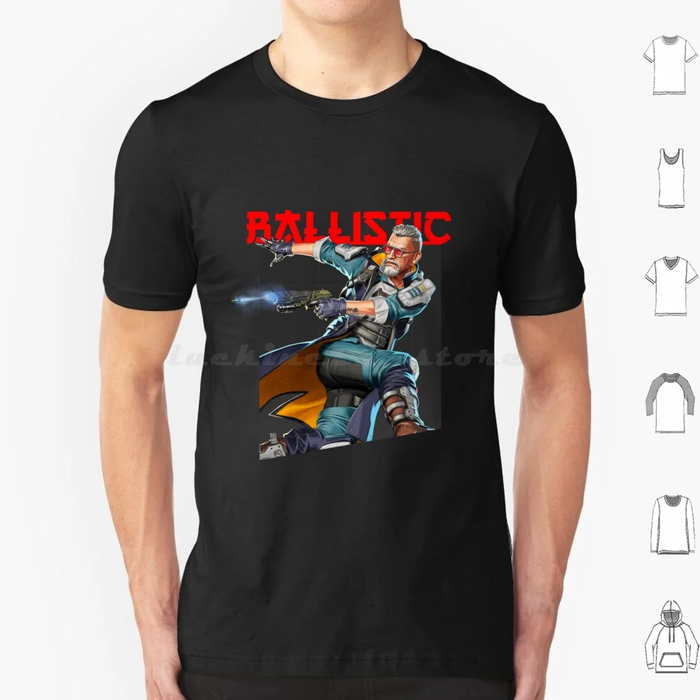 Ballistic Apex Legend T Shirt Big Size 100% Cotton Legend Ballistic Game Videogame