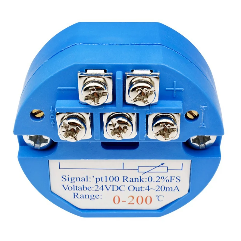 SQPP-4X PT100 0-200 градусов Датчик температуры 4-20MA Выходной датчик температуры, установленный на голове