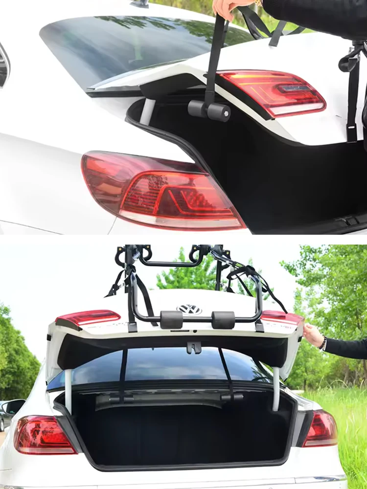 AliExpress NONE Hatch Huggers For Car Trunk Bike Rack Fixators Built-In Fasteners Bike Frame Accessories Straps for Secure Storage And Transport