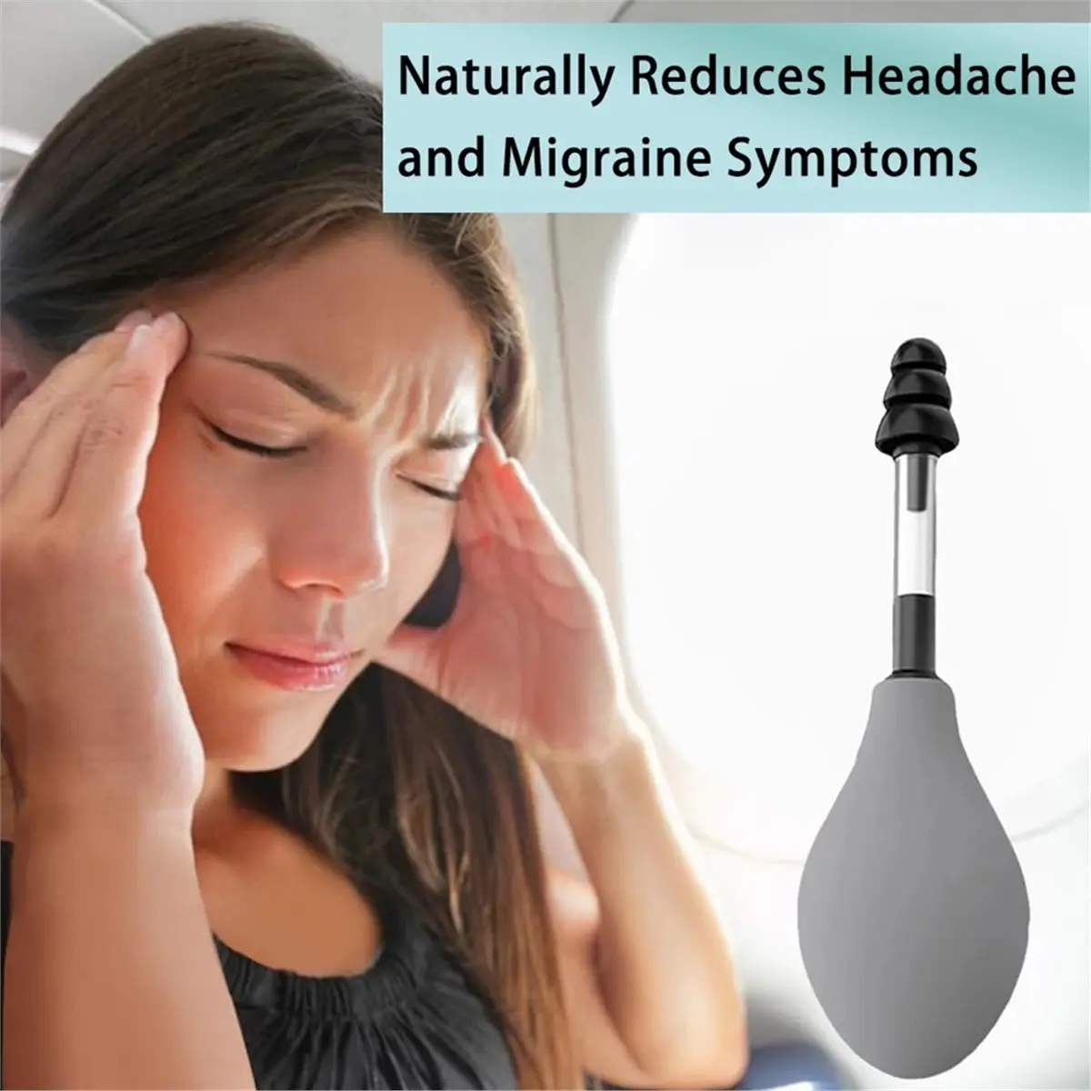 618 Mega Sale Ear Pressure Tool Portable Ear Pressure Relief Suction Device Ear Pressure Relief Tool for Headache Vertigo Travel