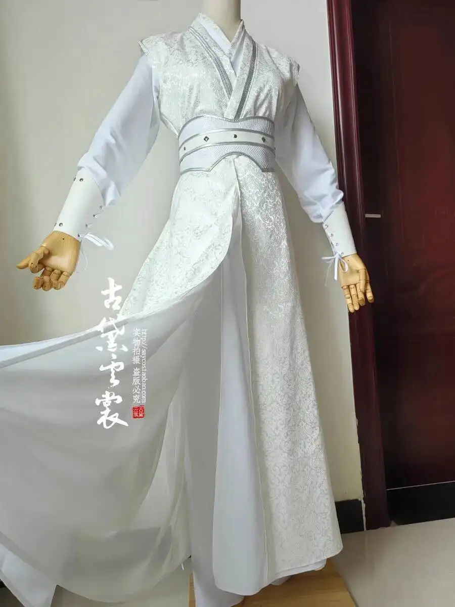 

MoRan Chinese TV Antiquities ChuWanning Series 2Ha Immortality Chu Wanning Cosplay Chu Wanning Costume White Dress Ancient Hanfu