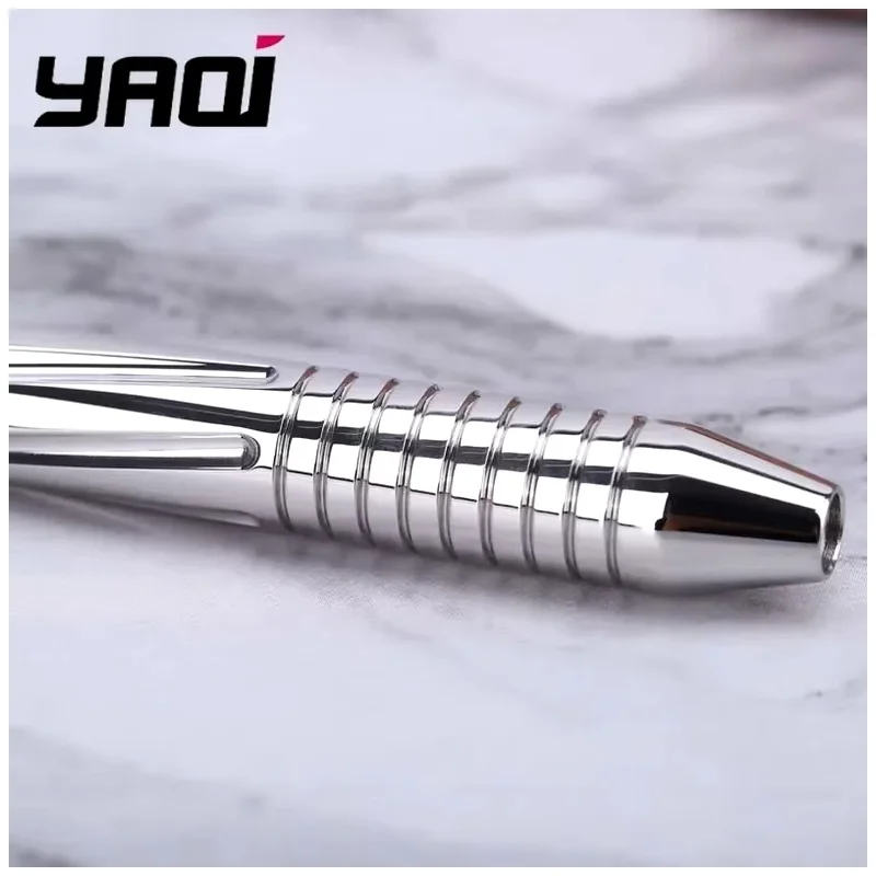 YAQI BULLET Men's Safety Razor Handle Mens Gift Polished Stainless Steel Wet Shave Tools And Brass for Shaving Accessories