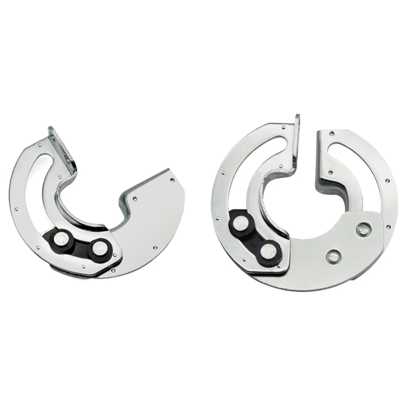 Upgrades Carbon Steel Hinges Wear Resistant Semi Circular Hinges Door Hinges for Industrial Cabinets & Equipment door