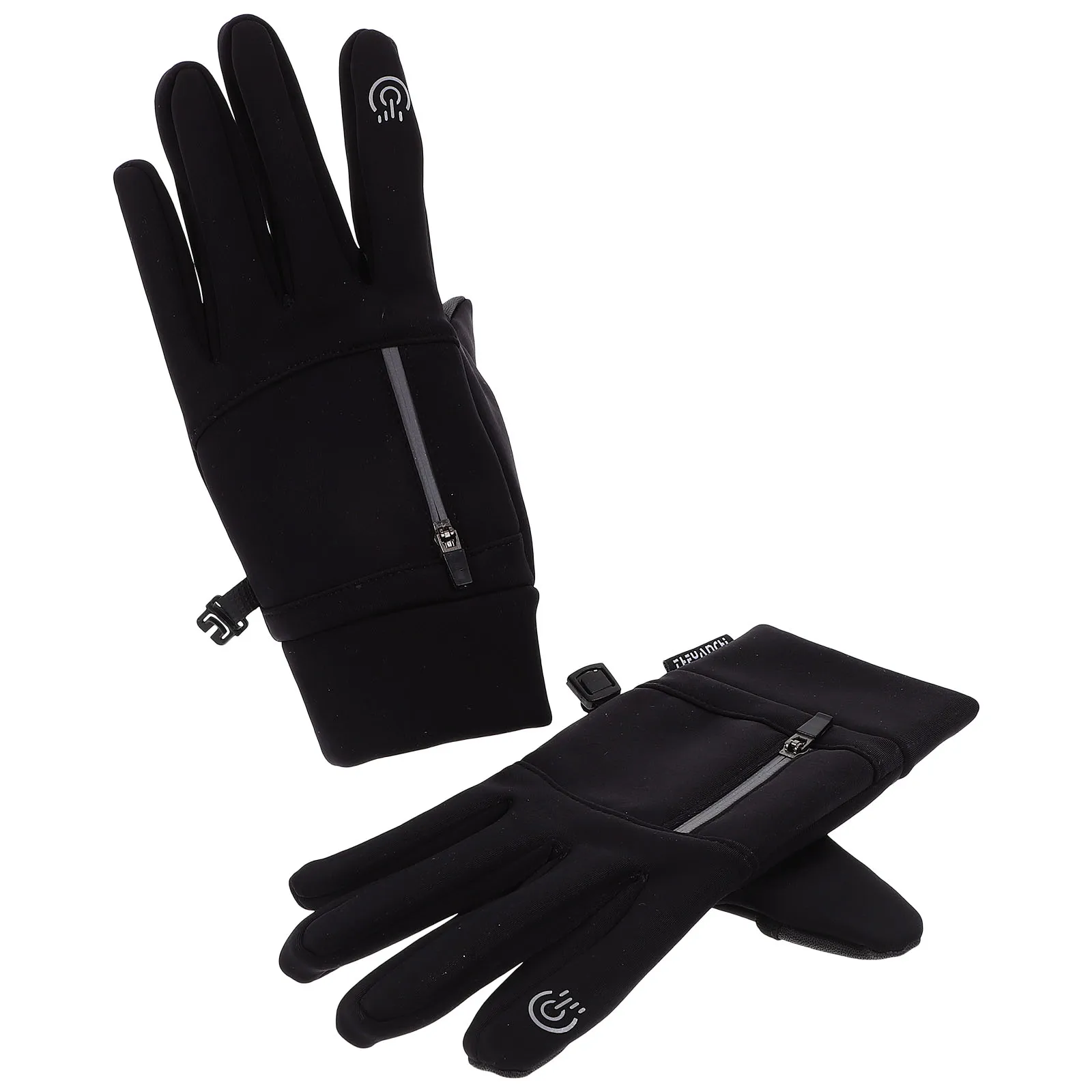 

Winter 1 Pair Windproof Touch Screen Gloves Size Conductive Cycling Motorcycle Riding Fishing Suitable Cold