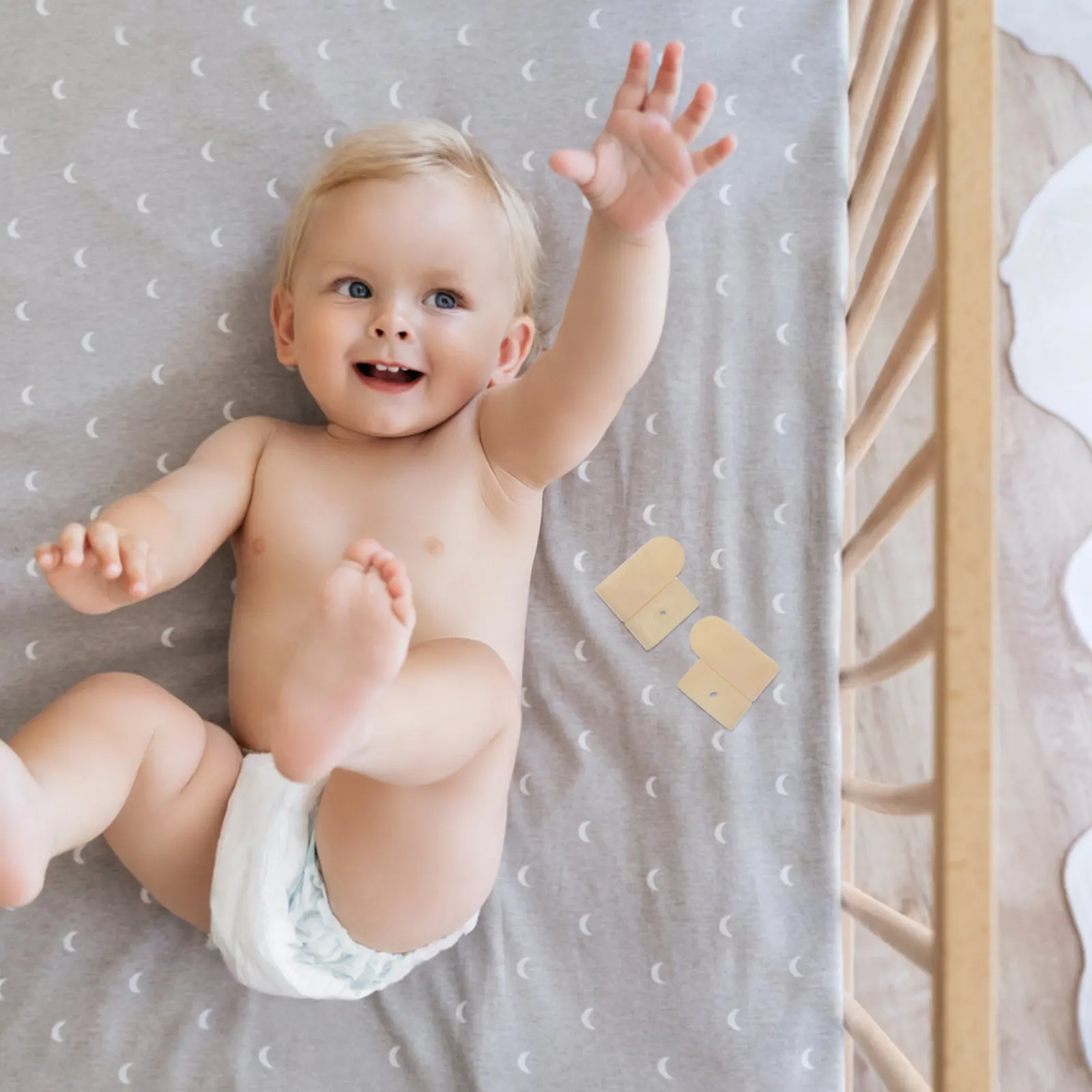 1Set Replacement Parts Durable Plastic Latches Baby Cot Guard Bar Buckles Playpen Fixator Safety Gate Mounting