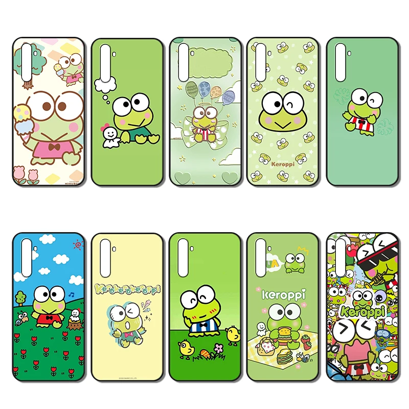 Realme 3 5 6 Pro 5i 5s 6i 7i Kero Kero Keroppi Creative Design Soft Case Phone Case