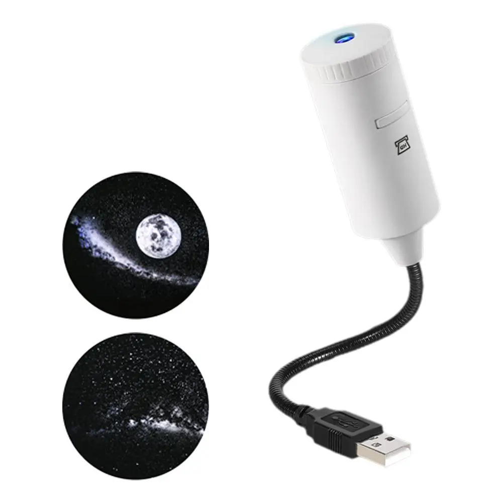 

LED Star Projector Night Lamp Romantic Starry Sky Projection Bedroom Car Ceiling Wall Background Decor Lamp Car Ambient Light