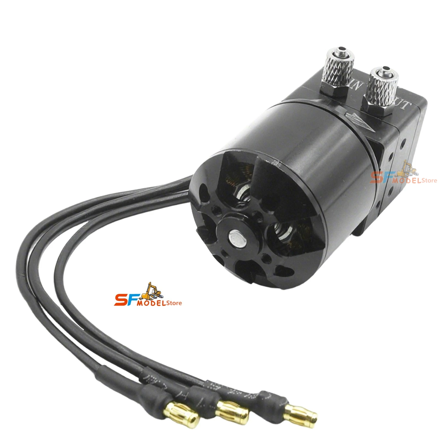 

RC Model Hydraulic Oil Pump Medium Gear Pump Suitable for Hydraulic RC Excavator Loader Truck Crane Machinery Model Accessories
