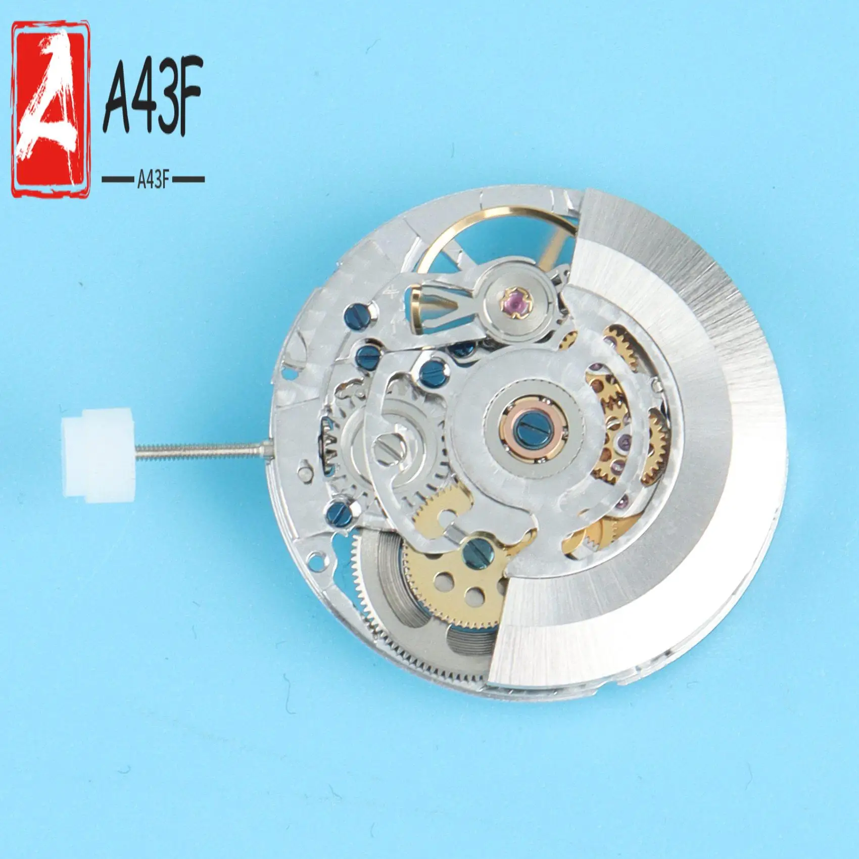 

A43F-2824 Skeleton Movement Golden Skeleton Movement 2824 Movement Three-Pin No Calendar Watch Accessories