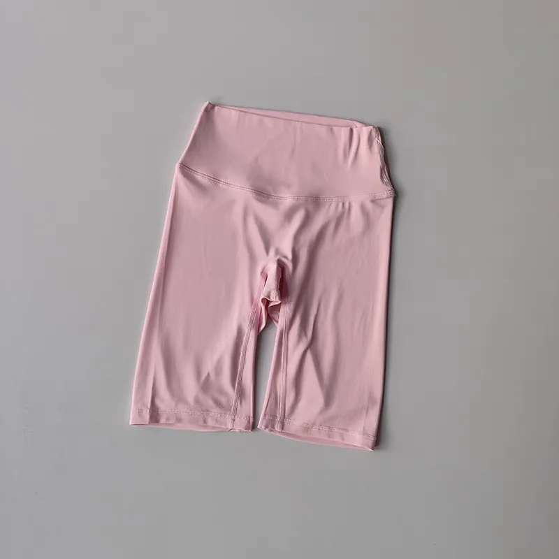 Damen High-Waist Enge Radhose mit „Naked Feeling“-Gefühl, Atmungsaktive Yoga-Sportshorts, Sommer-Laufshorts, Hochwertige Fitness-Shorts – Detail 17
