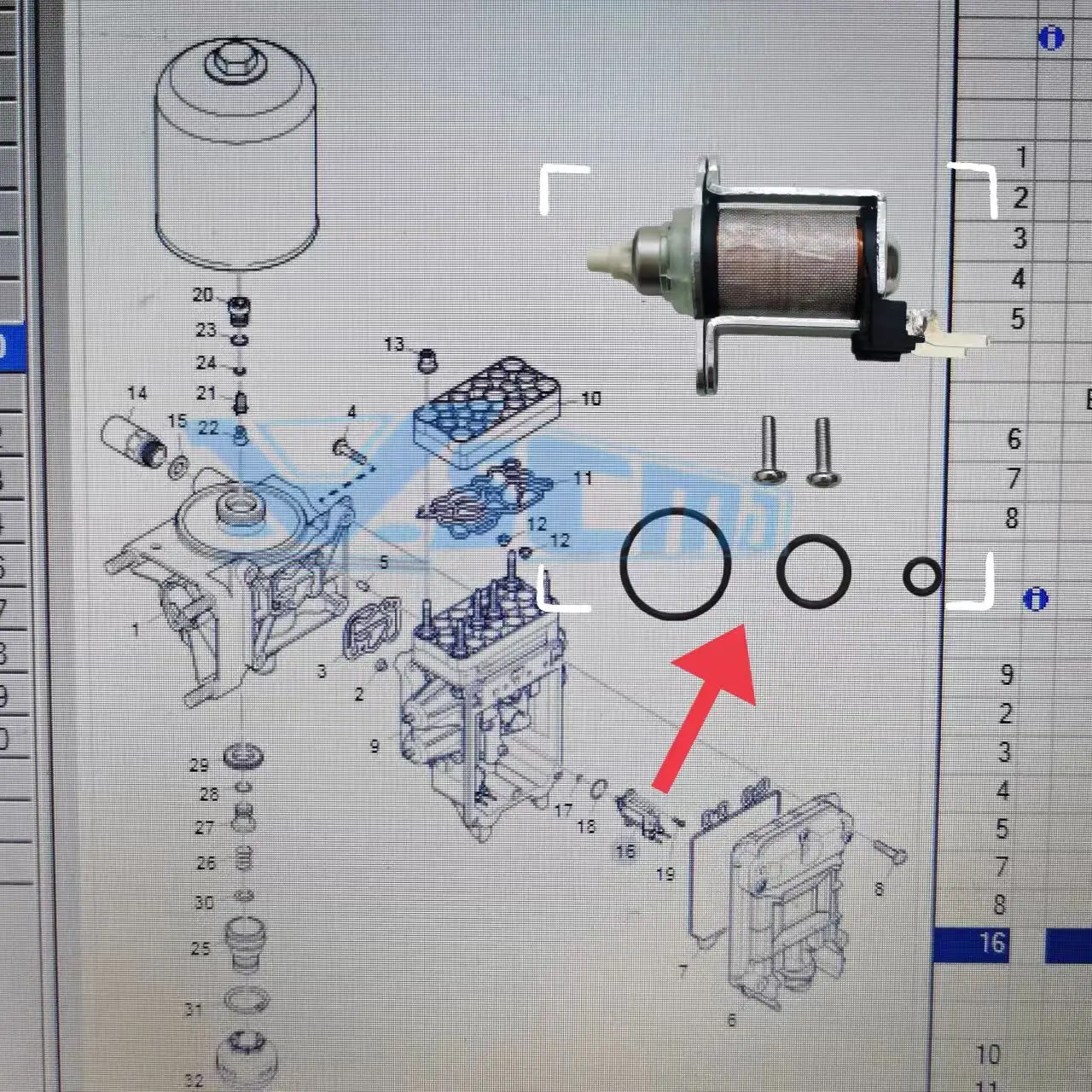 

Для тяжелого грузовика Scania P420G440, сушильная машина, четырехконтурный электромагнитный клапан, подключение 1928587 4421100731