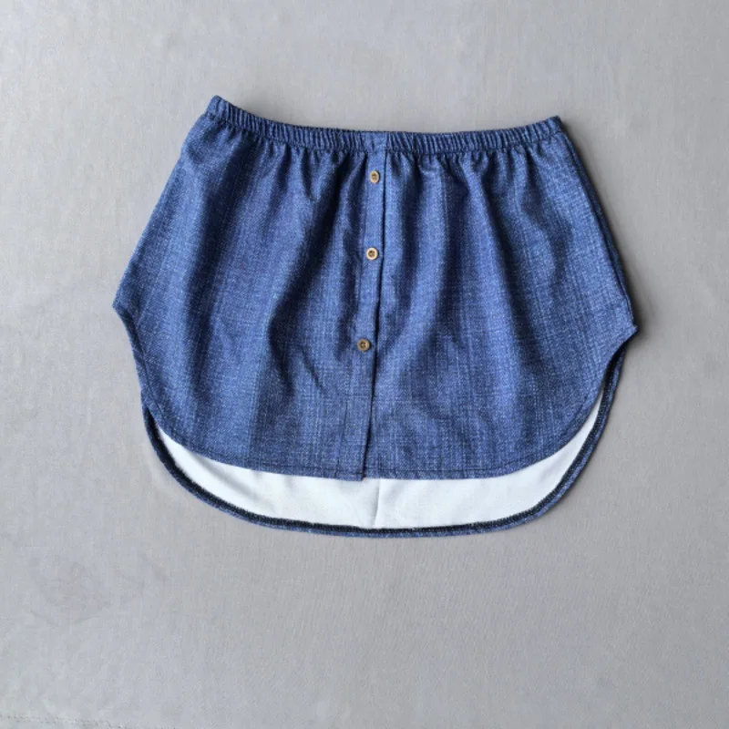 Women's Base Layer  Skirt Spring Autumn Winter Elastic Hemline Butt Covering Fake Shirt Bottoming Skirt Versatile Inner Wear