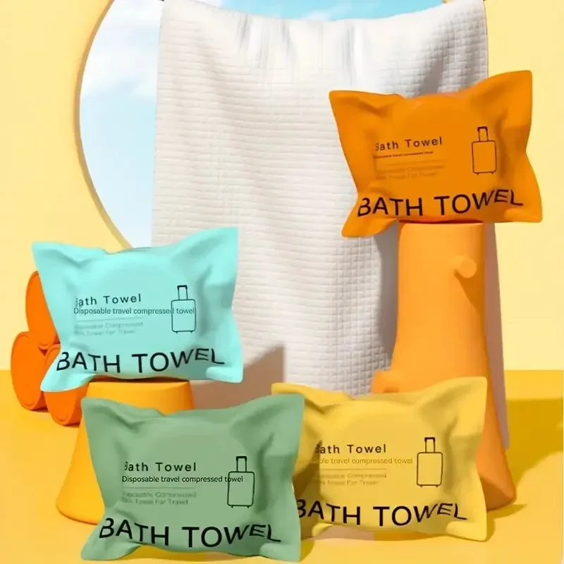 15pcs Bath Towels-Dry Travel Towels Ultra Soft High Absorbency Microfiber for Gym Spa Hotel Camping Portable Disposable Towels