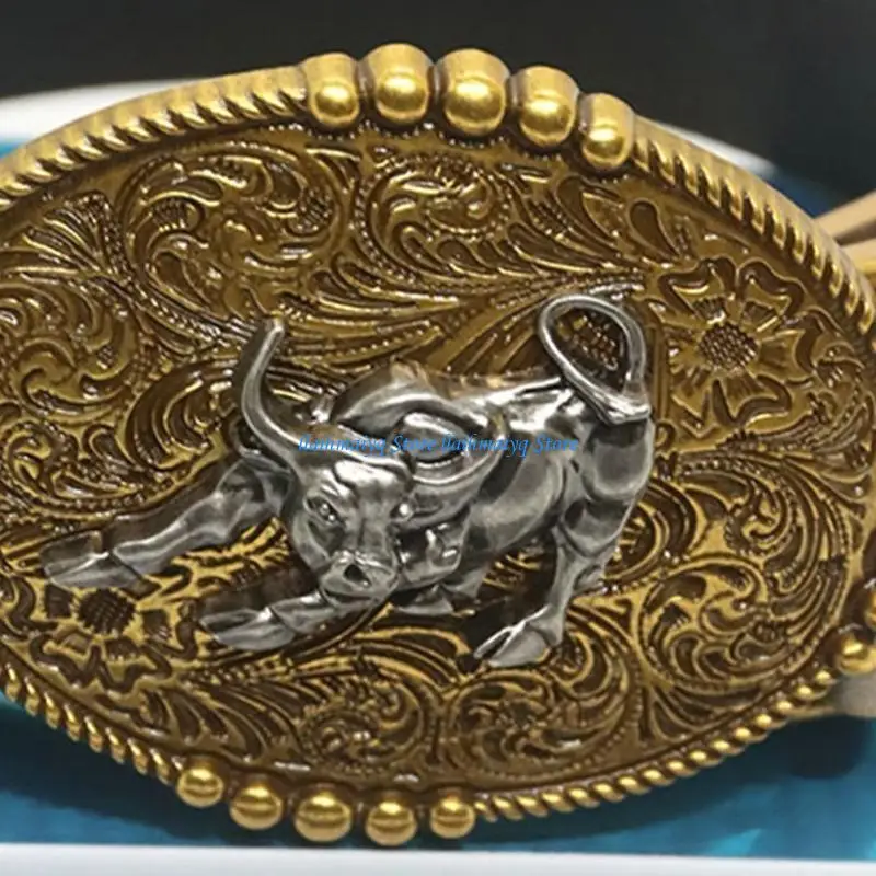 

573B Waist Chain Embossed Chain Rock and Roll Carving Cowboy Waist Belt for Party