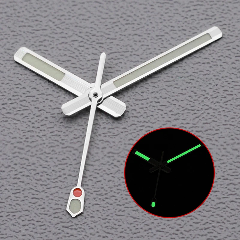 NH35 Hands Green Fluorescent Hands Dimensions 8mm x 12.5mm x 11mm Compatible with NH35 NH36 4R35 7S26 Movements