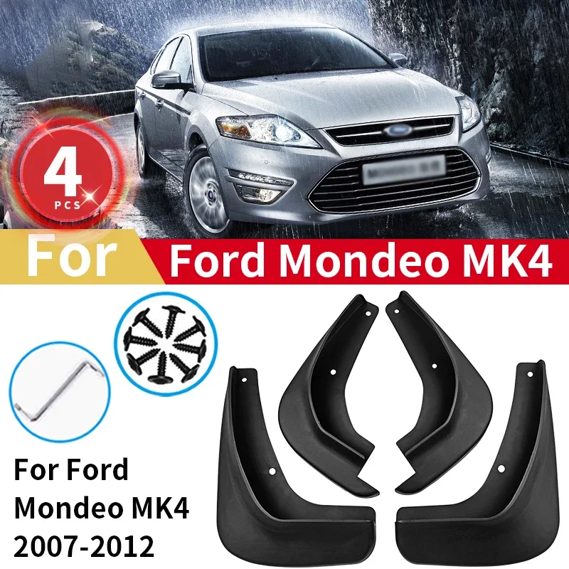 

For Ford Mondeo MK4 Mud Flaps 2007 2008 2009 2010 2011 2012 Mudguard Guards Cover Front Rear Fender Mudflaps Car Accessories