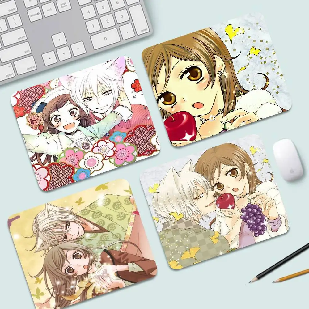 

Коврик для мыши и клавиатуры с аниме-дизайном Kamisama Kiss, с прошитыми краями, для ПК, компьютера, игр и офиса