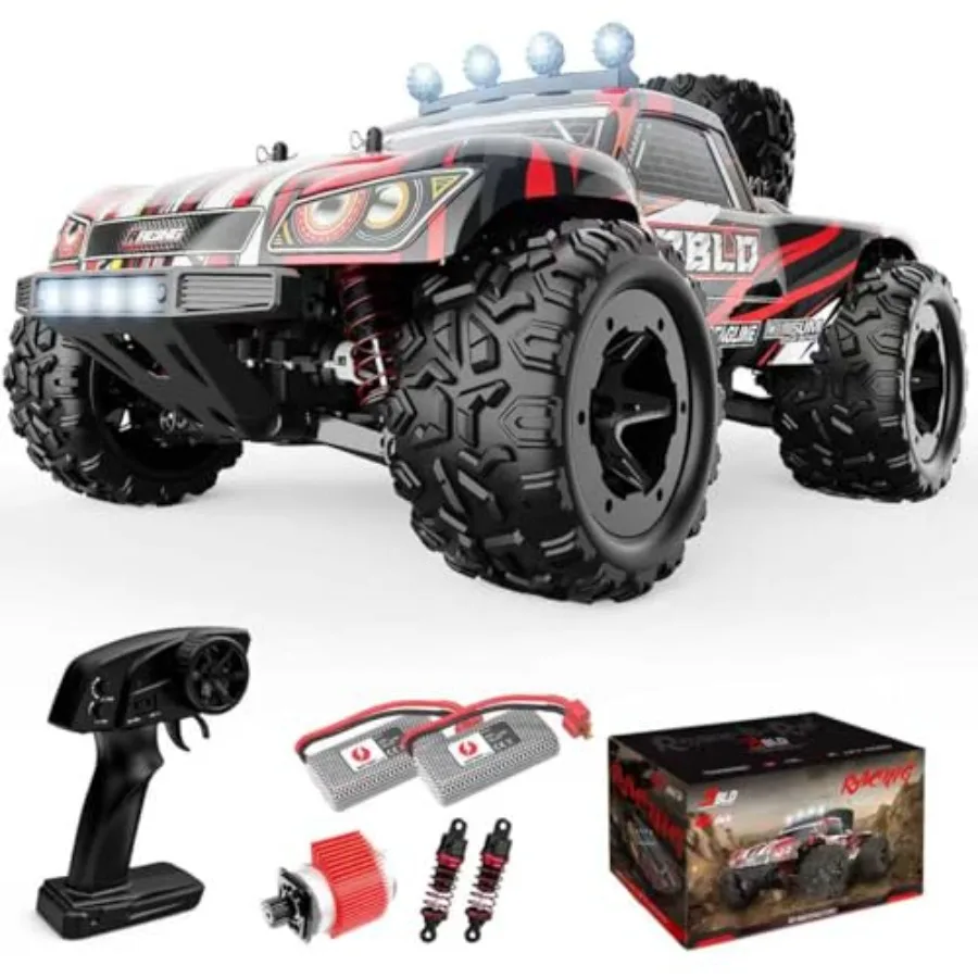 

1/18 Scale Remote Control Car for Adults - IPX4 Waterproof 40KM/H 4X4 Off Road Truck 2.4GHz Remote Control 4WD All Terrain Vehi