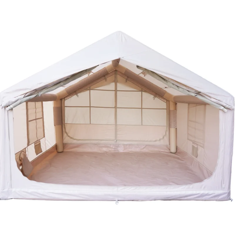 

7.5㎡ Double-door Double-skylight Inflatable Camping Tent Suitable For All Seasons