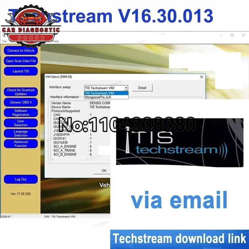 2026 hot for T-o-y-o-t-a Techstream 16.30.013  scanning software New ECM ECU mini vci reprogrammed diagnose programming repro