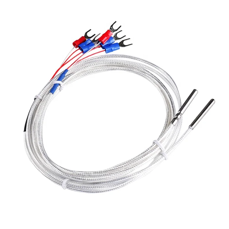 Class A 3 Wire Pt1000 Pt-100 Pt 100 Probe Pt100 Rtd Temperature Sensor