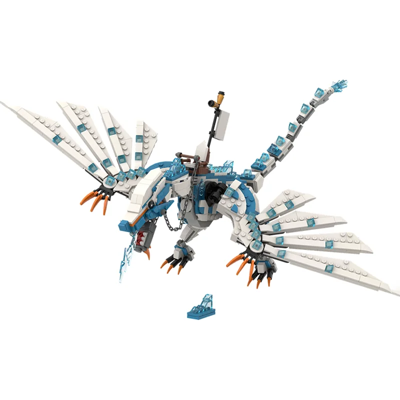

651pcs MOC Ice Dragon Ninjia Model Building Blocks Construction Christmas Gifts Toy Creative DIY Idea Education Assemble Brick