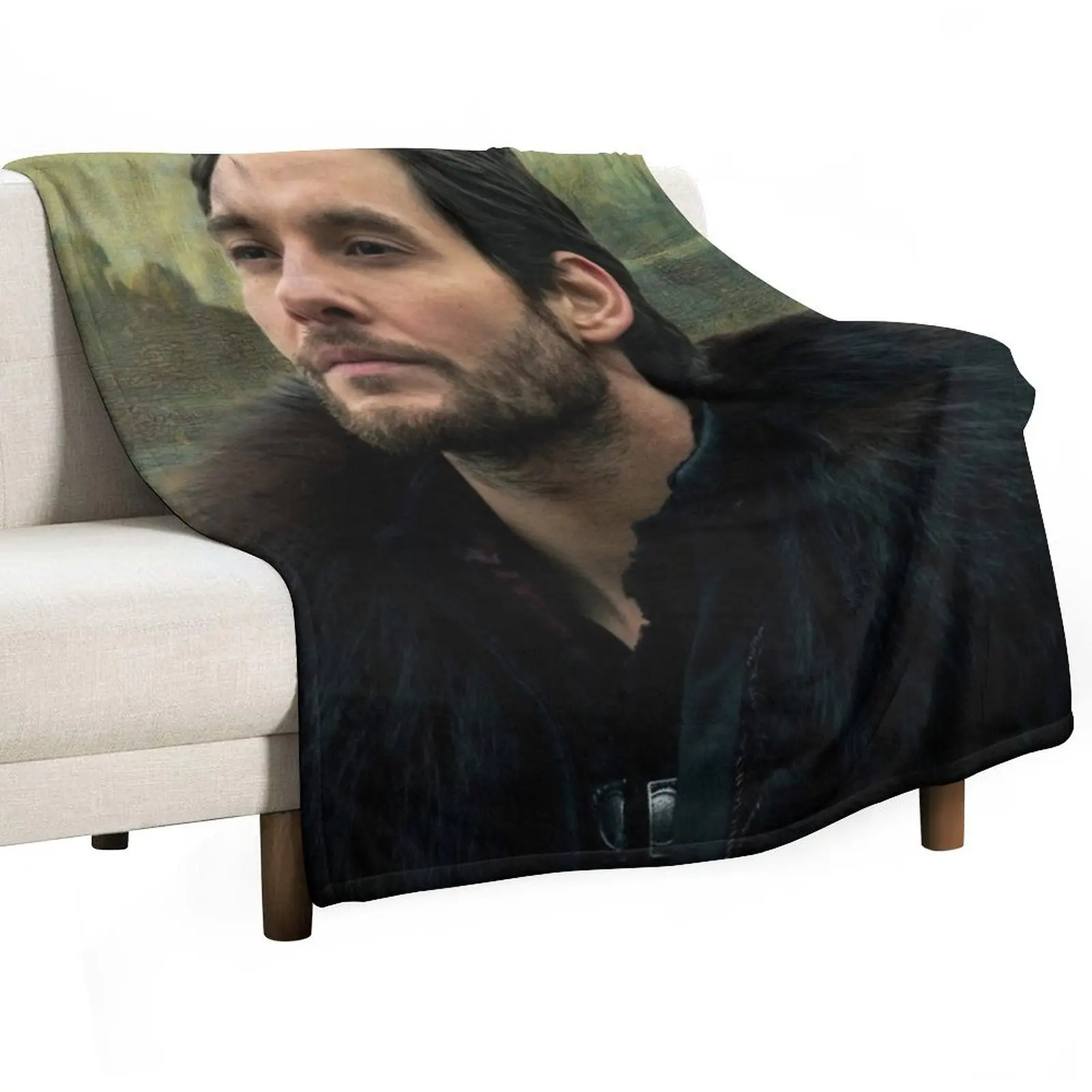 the darkling as seen at the louvre Throw Blanket Bed Fashionable Warm Retros Blankets