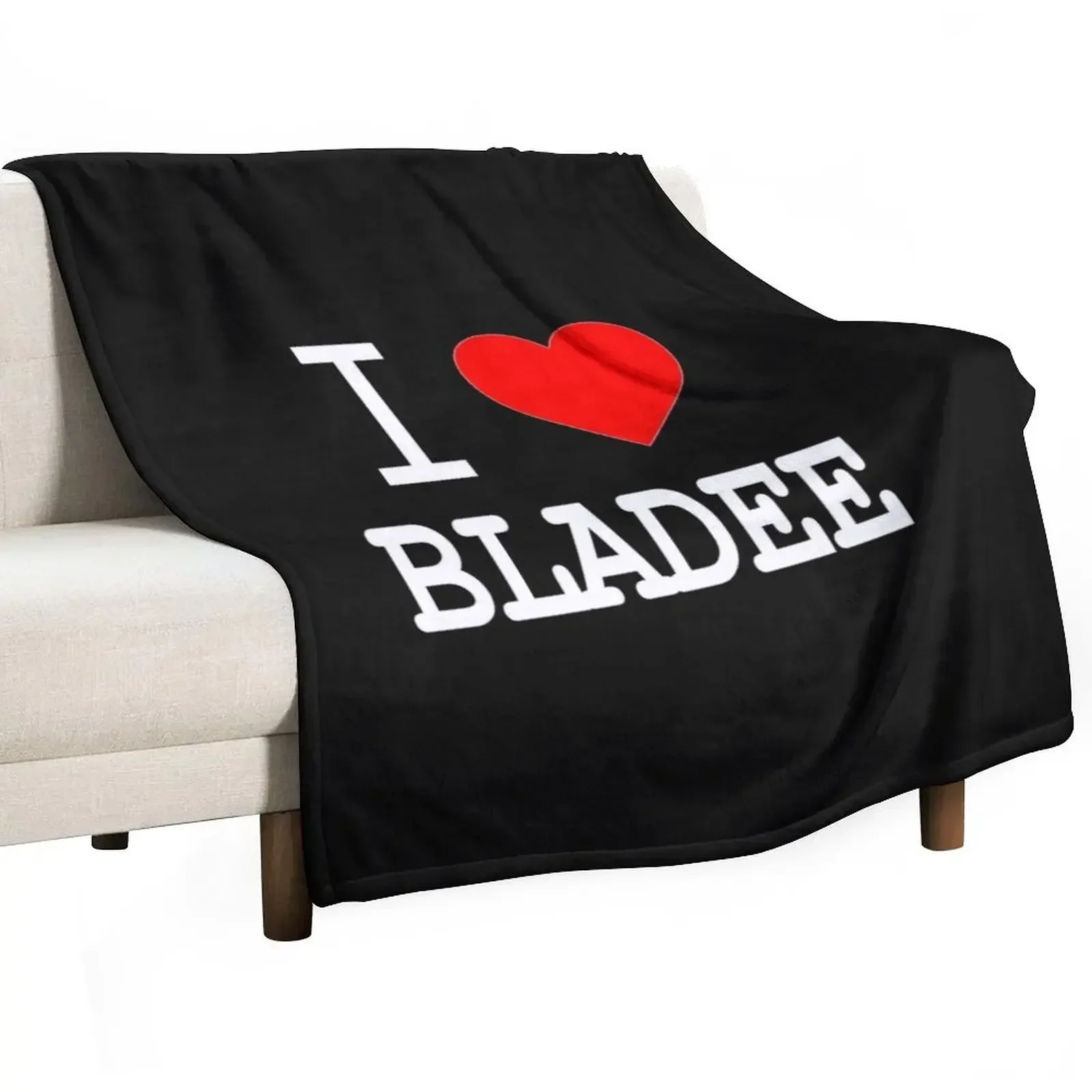 

I Heart Bladee, I Love Bladee Classic T-Shirt Throw Blanket blankets ands blankets and throws Plaid Blankets