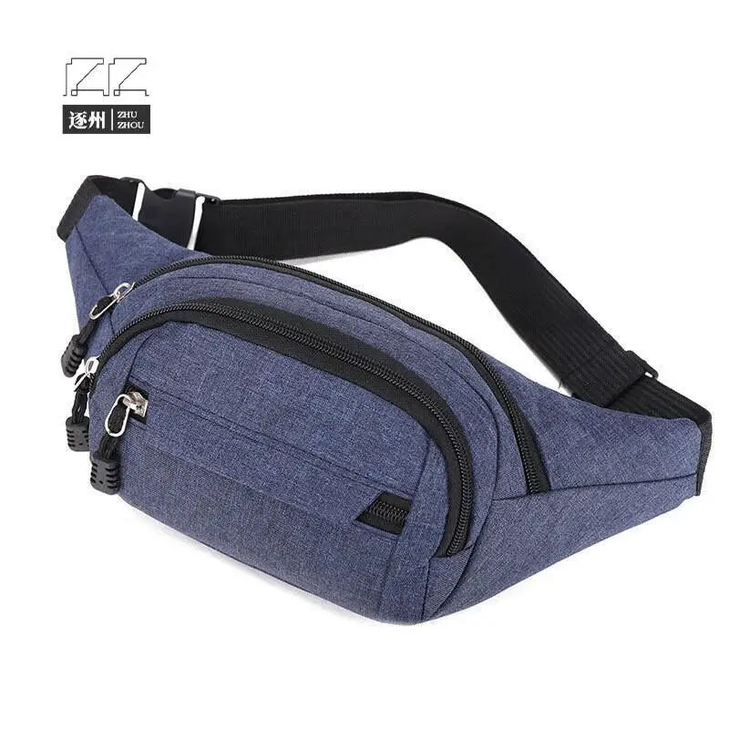 Crossbody Man Fashion محفظة الهاتف المحمول عادية متعددة الوظائف سستة مقاومة للاهتراء مقاوم للماء حقيبة تخزين بكتف واحد #6