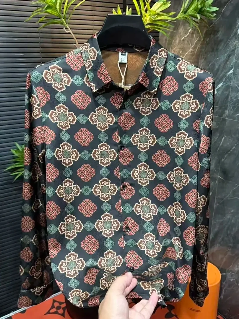 

Comfortable High Quality Men's Long Sleeve Shirt Casual Versatile Fashionable Spring Autumn New Style Standard Fit Business C...