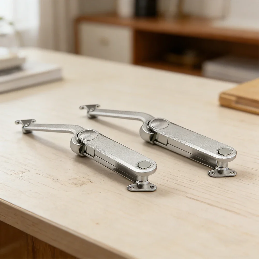 

Robust Zinc Alloy Cabinet Lid Support Rod With Arbitrary Stop Feature Soft Close Buffer And Full 110 Degree Opening Range