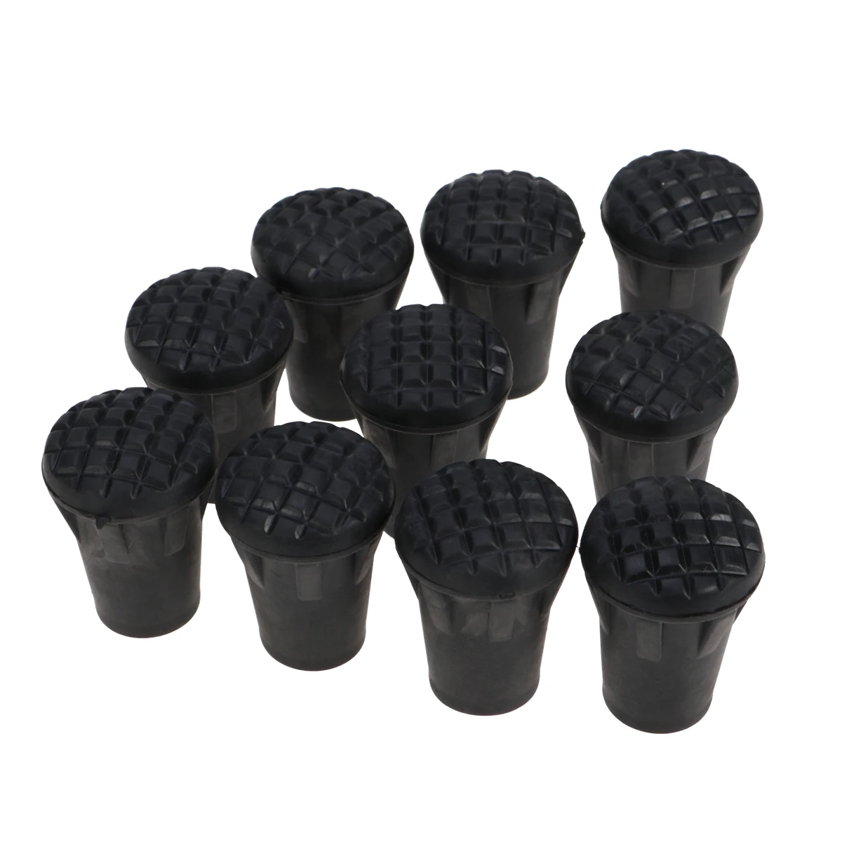 

40 Pcs Trekking Pole Cover Traction Stability Hiking Tip Metal Absorbing Adds Grip Protectors Accessories Stuff