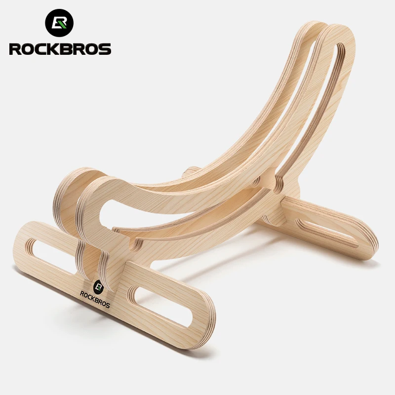 ROCKBROS bicycle display rack Multi-slot adjustment Bike brackets suitable for bike placement MTB bike solid wood parking rack