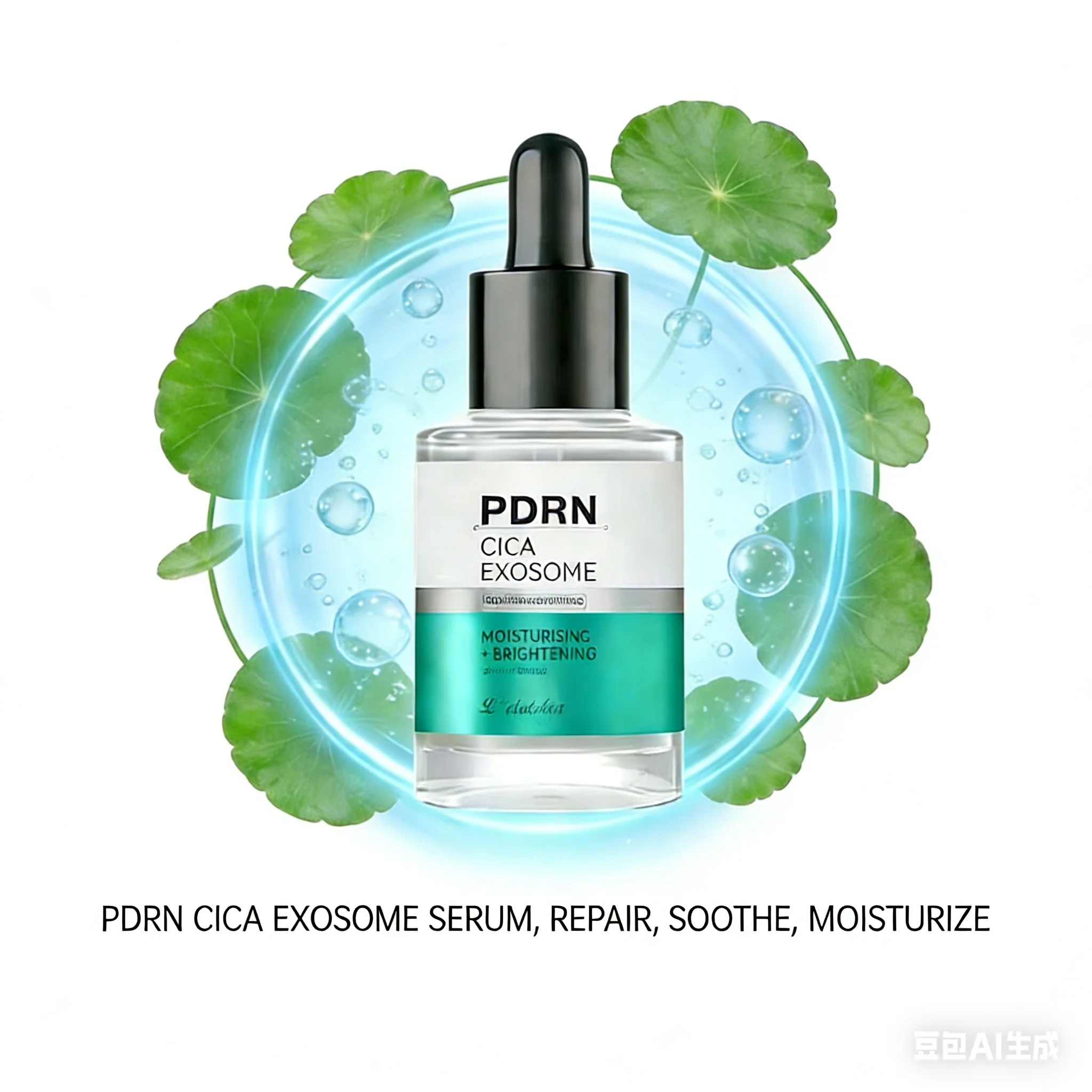 PDRN Centella Asiatica Exosomes Serum Repair Soothe Moisturize Facial Skincare Sensitive Skin Friendly