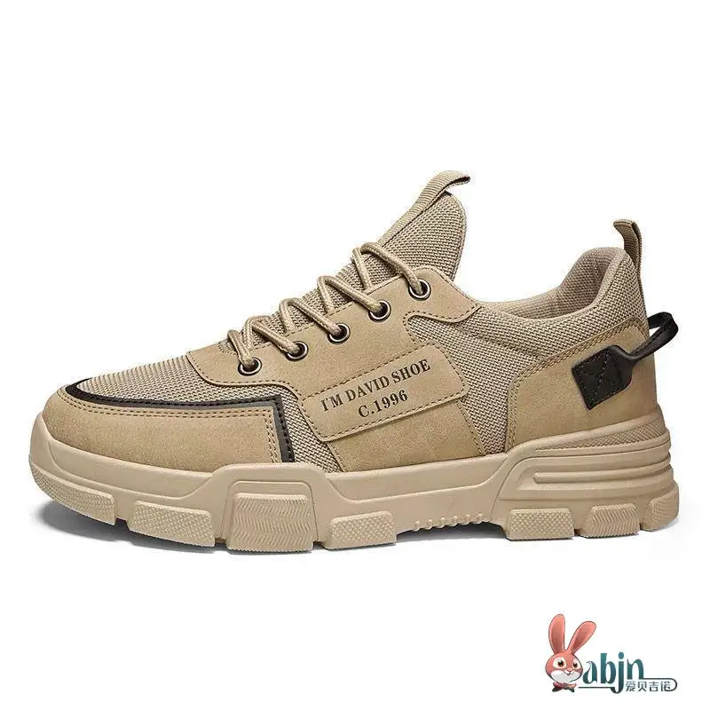 男性用安全靴快適なソフトボトムワークブーツアンチクラッシュとピアス防止通気性四季軽量新モデル