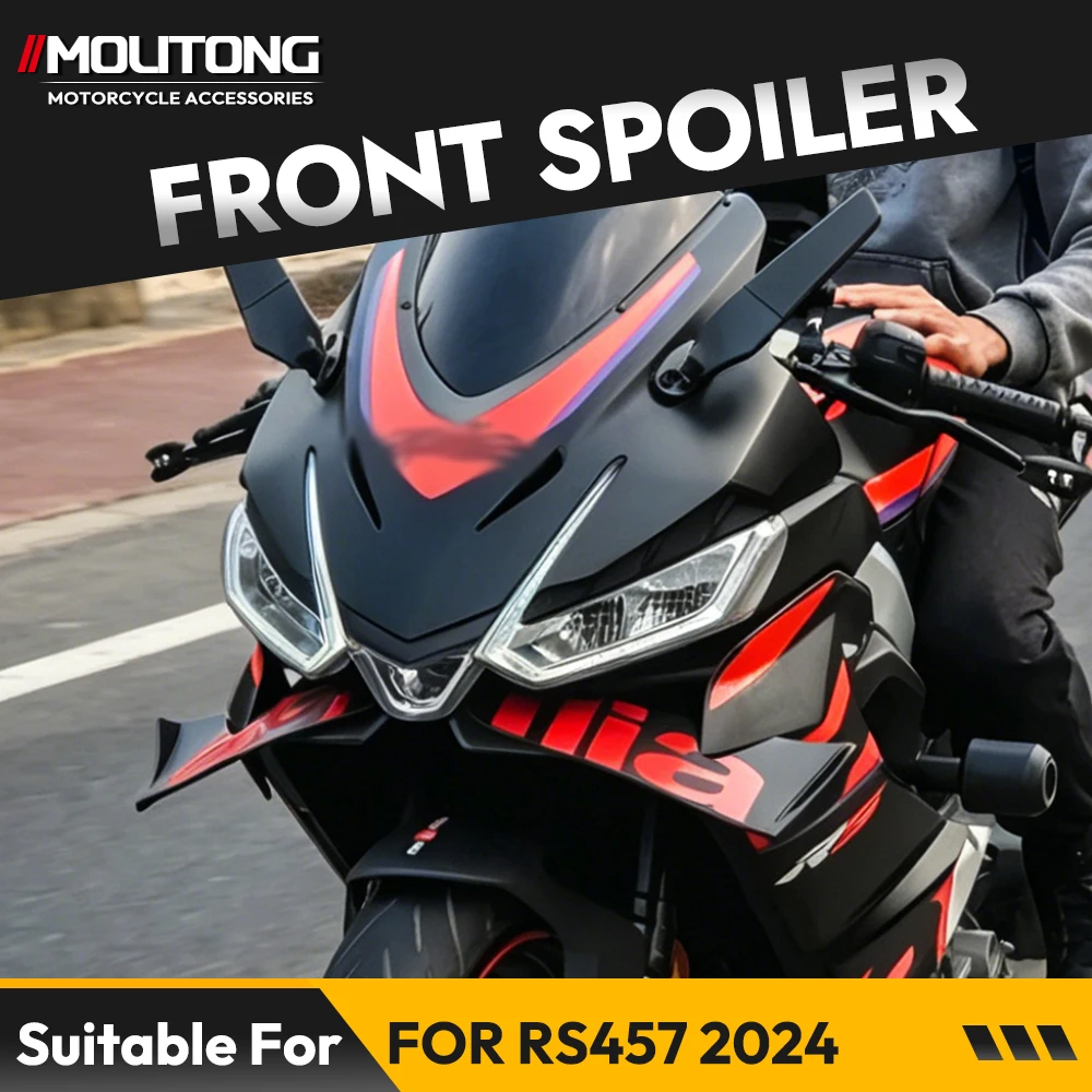 

New For Aprilia RS 457 2024 Motorcycle Winglet Shark Fin Aerodynamic Wing Kit Spoiler Fairing Cover Exterior Modification
