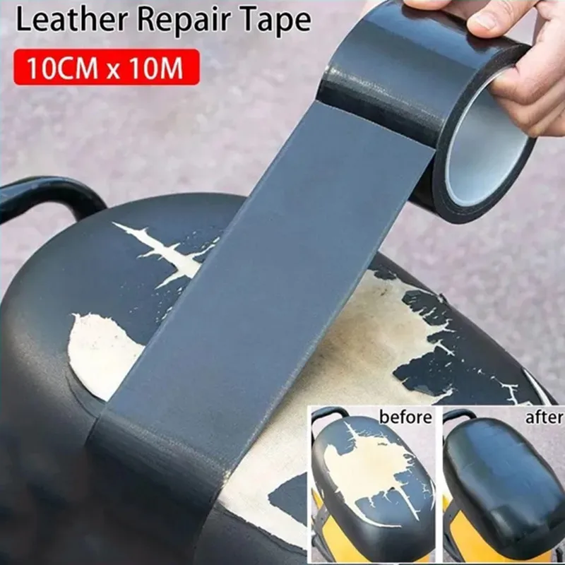 10M Self Adhesive Leather Repair Tapes for Sofa Car Seats Handbags Furniture Shoes PU Strong Sticky First Aid Patch Waterproof